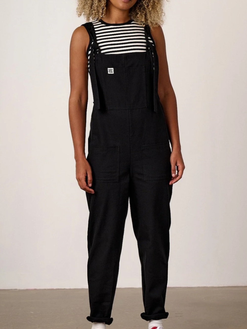 New Lucy & Yak Original Dungarees Overalls 100% Organic Cotton Black 4 Tall